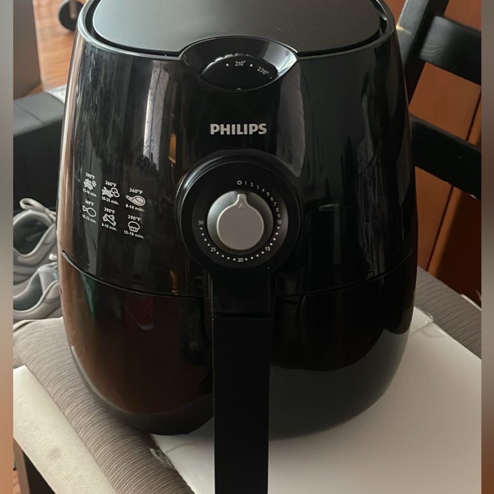 Philips Glossy Black Air Fryer